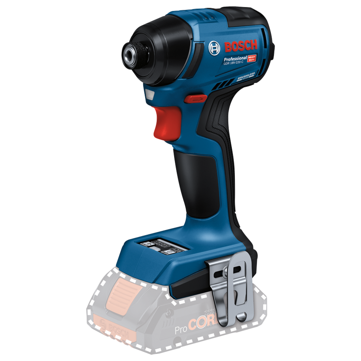 GDR 18V-220 C (SOLO), Surubelnita cu impact Li-Ion, 220 Nm, brushless (fara acumulator si incarcator)