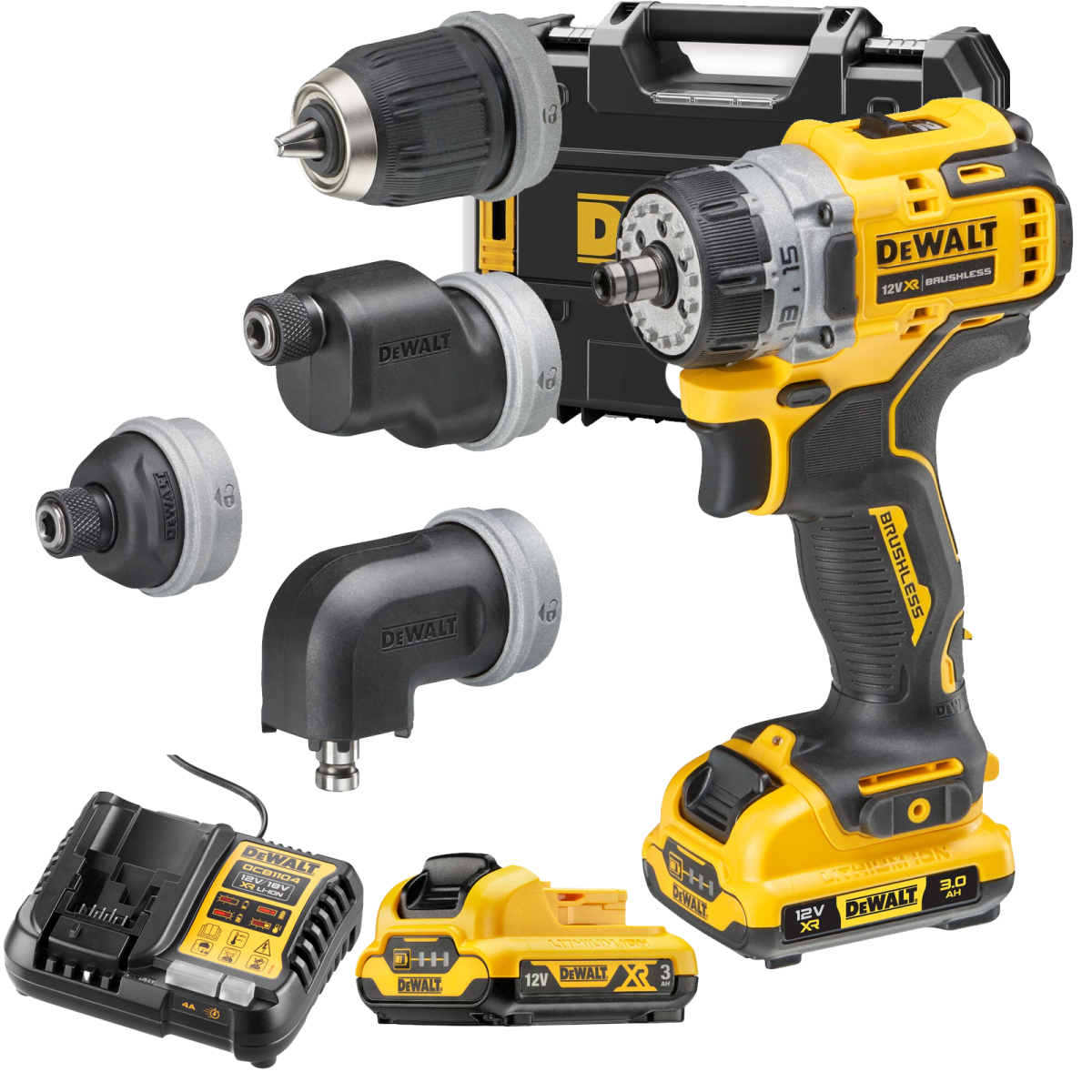 DCD703L2T-QW Masina de gaurit si insurubat 12V, 57.5Nm, brushless