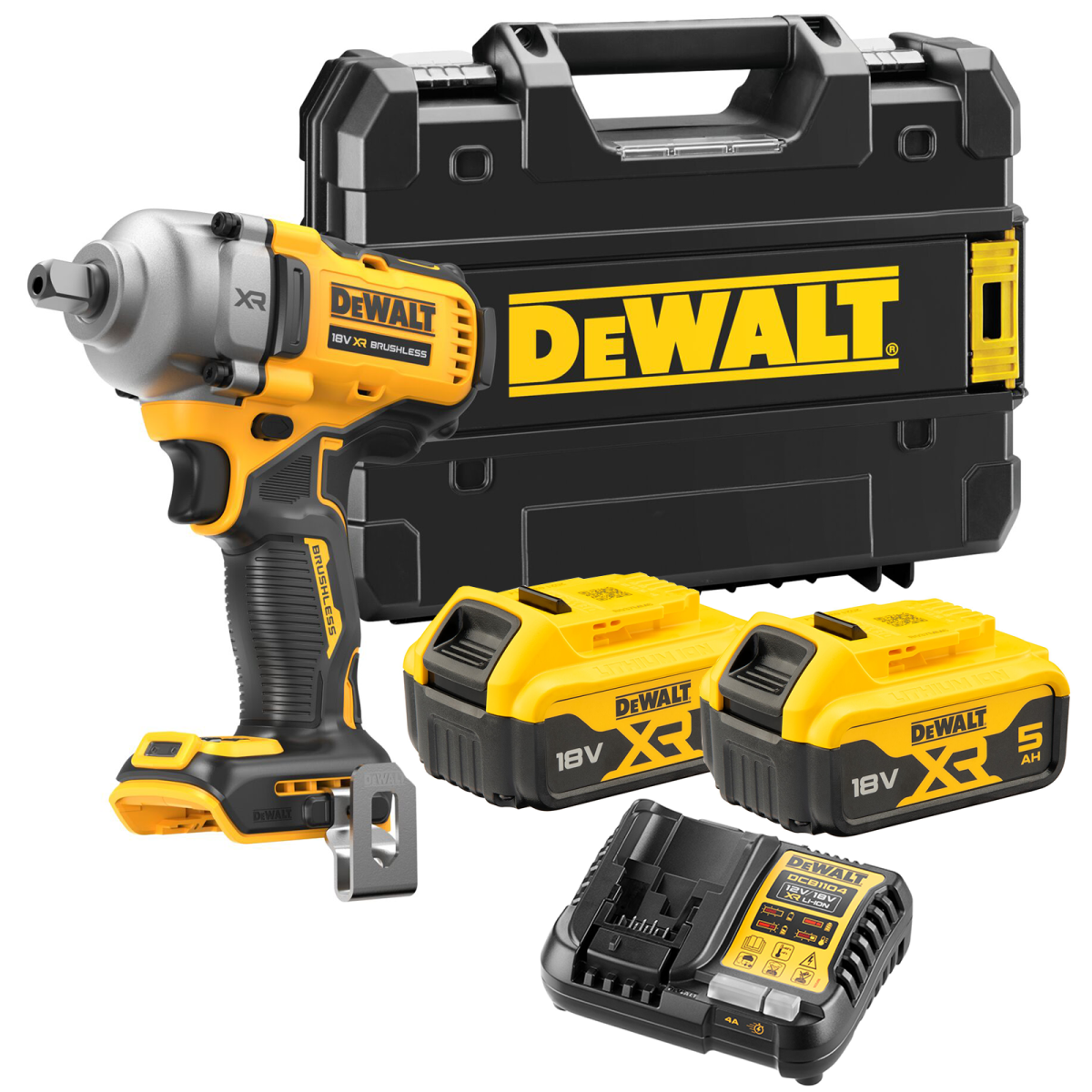 DCF892P2T-QW, Surubelnita cu impact Li-Ion, 812Nm, brushless + Valiza