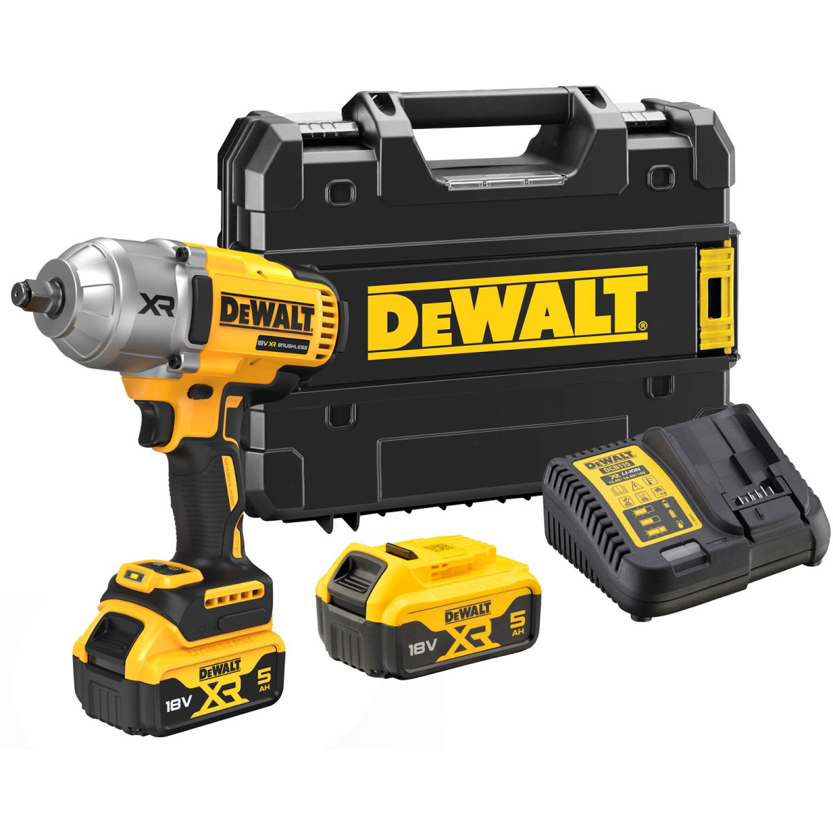 DCF900P2T-QW, Surubelnita cu impact Li-Ion, 1396 Nm, brushless + Valiza