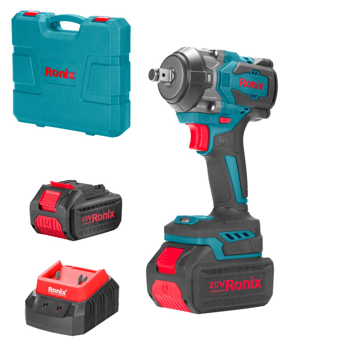 8655 Surubelnita cu impact Li-ion, 550Nm, 20V, brushless