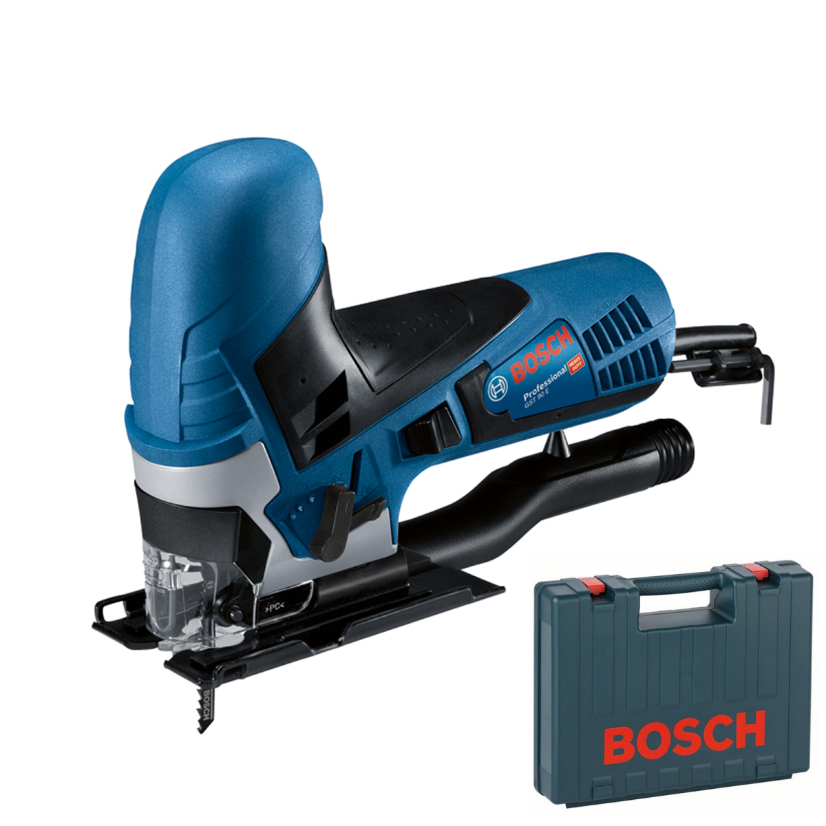 GST 90 E Ferastrau vertical 650 W + Valiza