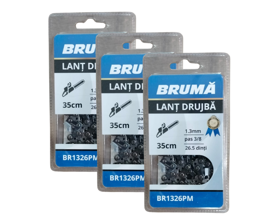 Lant drujba 38 cm, 26,5 dinti, pas 3/8, canal 1.3 mm (3 buc)