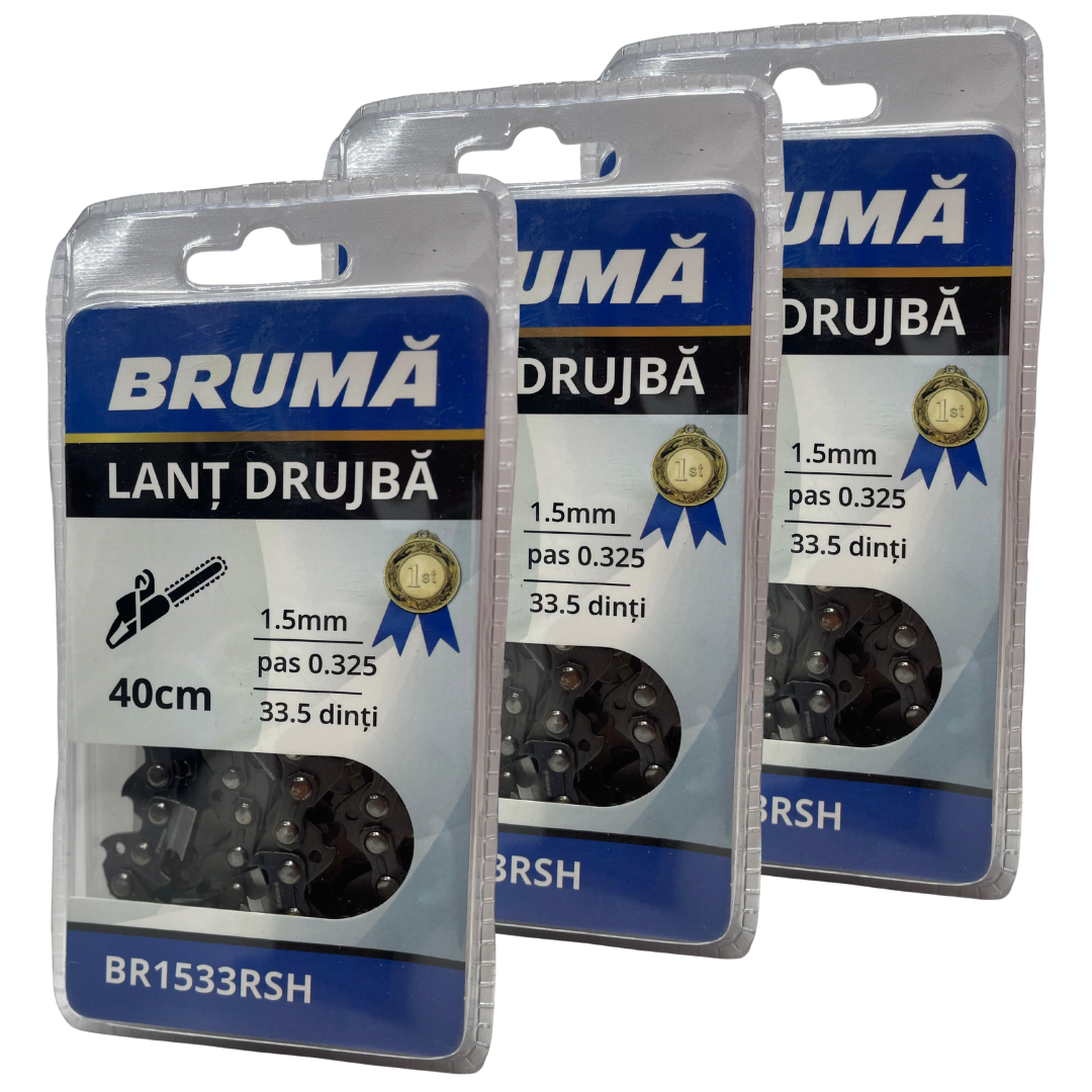 Lant drujba 40 cm, 33.5 dinti, pas 325, canal 1.5 mm (3 buc) BR1533RSH