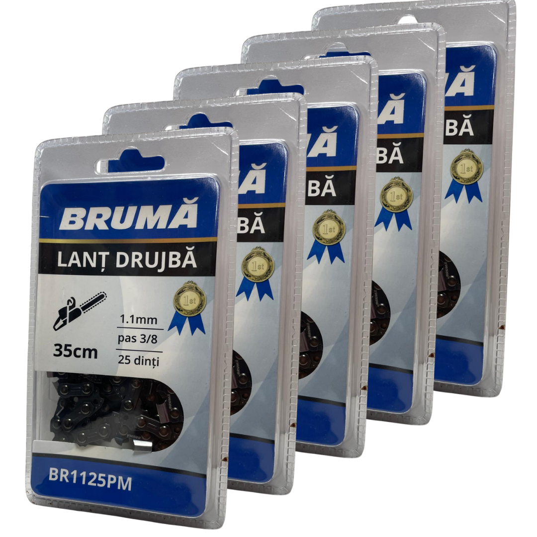 Lant drujba 35 cm, 25 dinti, pas 3/8, canal 1.1 mm (5 buc) BR1125PM