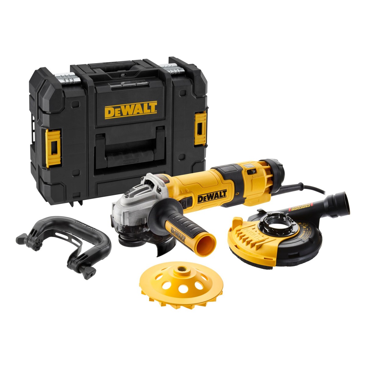 DWE4257KT-QS, Polizor unghiular 1500 W, Ø125
