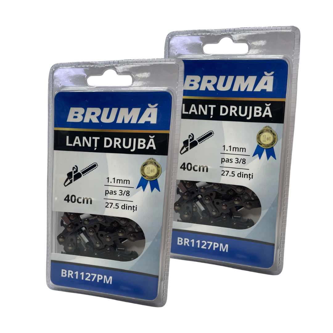 Lant drujba 40 cm, 27.5 dinti, pas 3/8, canal 1.1 mm (2 buc)