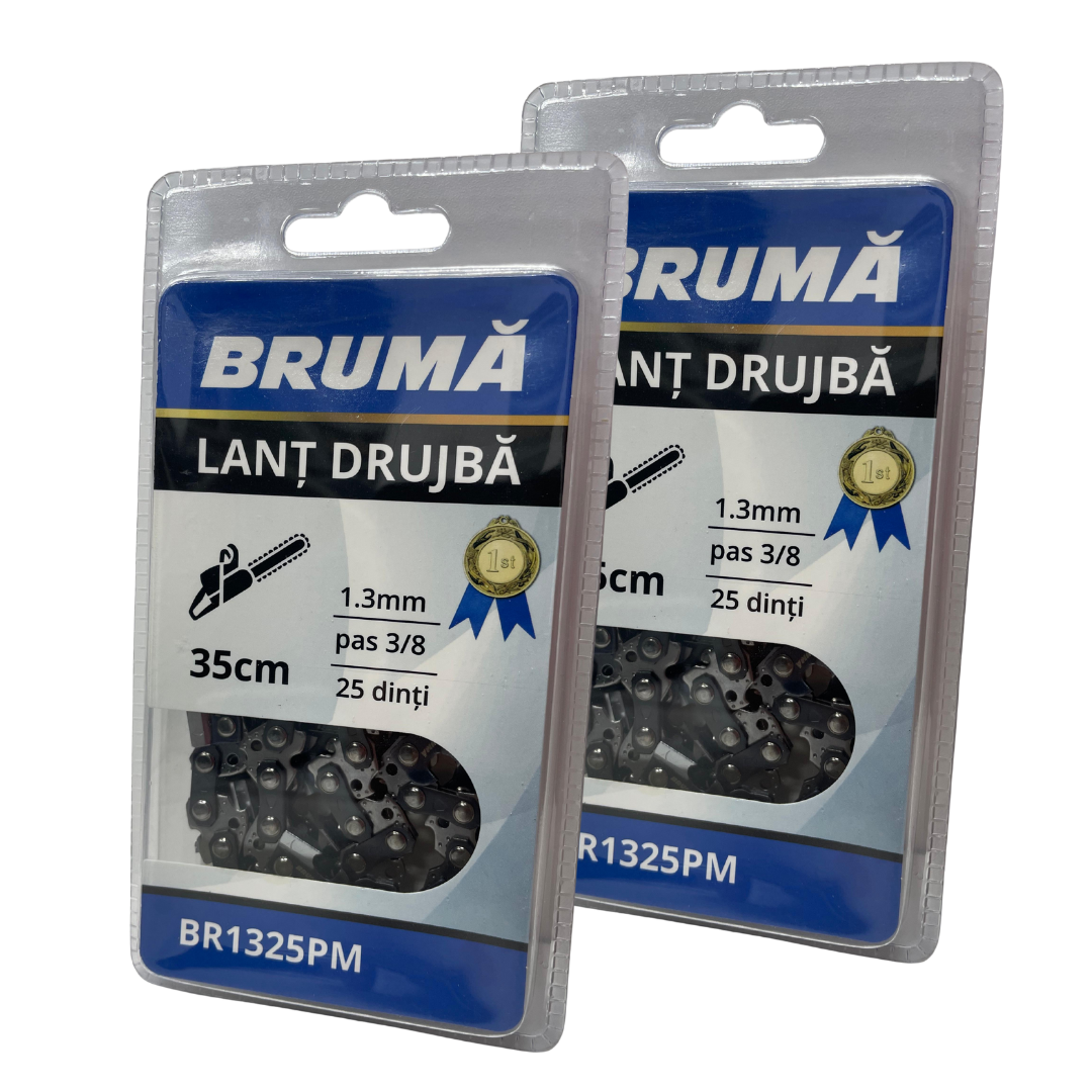 Lant drujba 35 cm, 25 dinti, pas 3/8, canal 1.3 mm (2 buc)