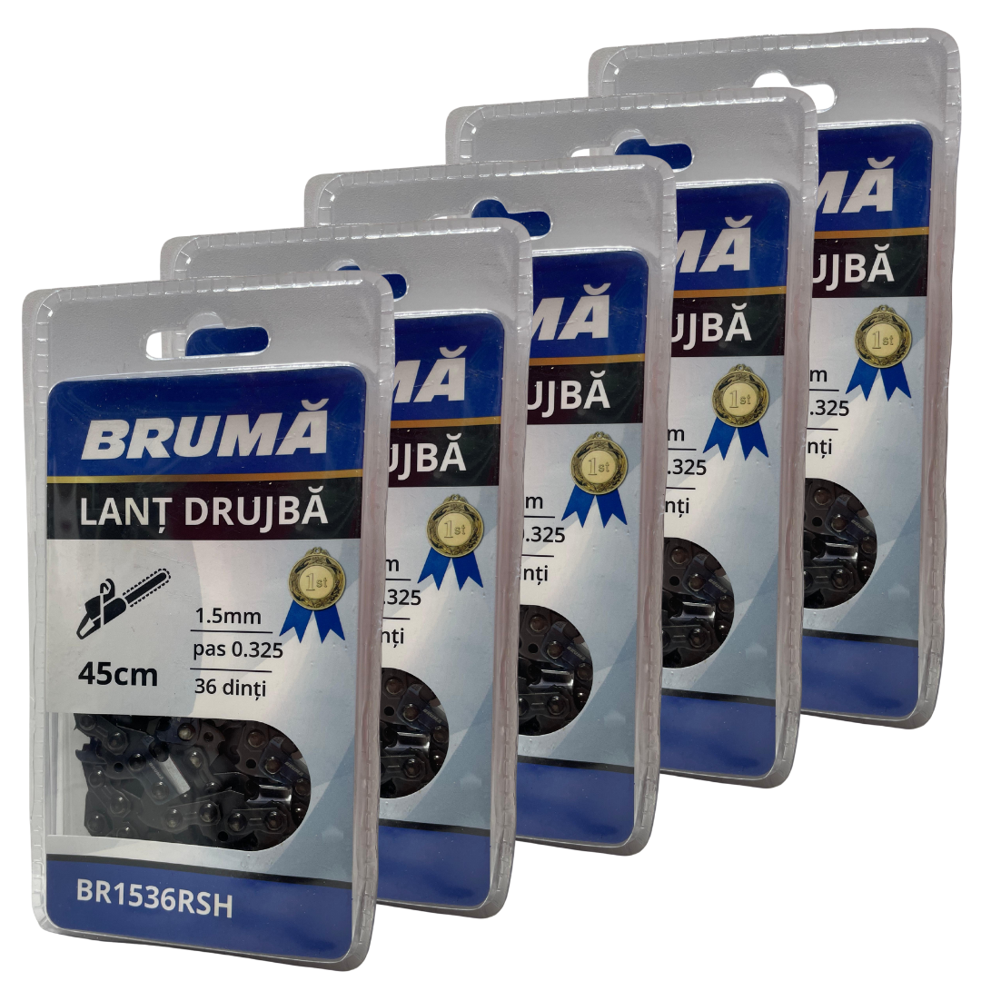 Lant drujba 45 cm, 36 dinti, pas 325, canal 1.5 mm (5 buc) BR1536RSH
