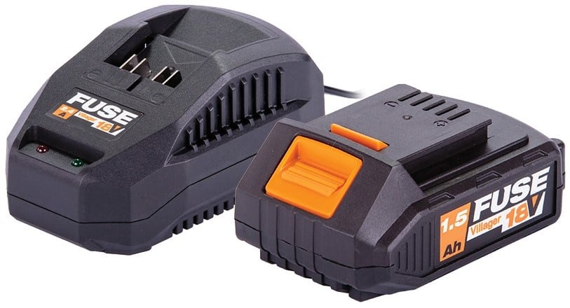 Set Acumulator si Incarcator Villager FUSE (1.5Ah + 2.4A)