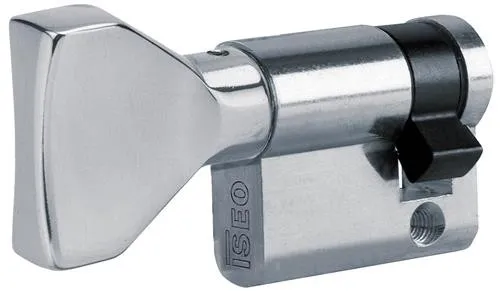 Semicilindru cu buton (Lungime 10x40, Finisaj alama natur)