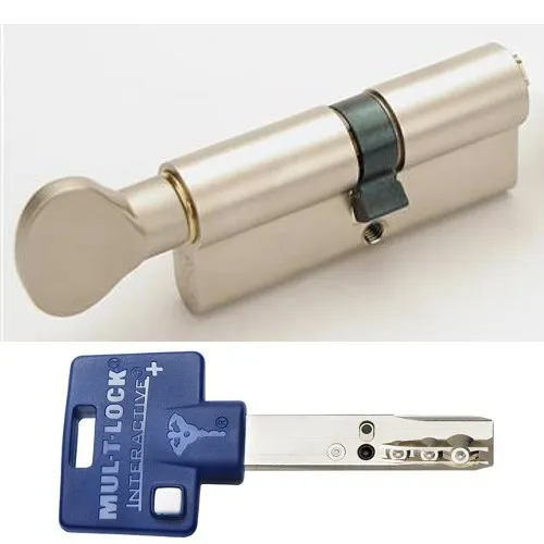 Cilindru cu buton Mul-T-Lock Interactiv Plus (Lungime 35x45)