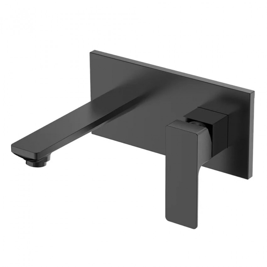 Baterie lavoar incastrata Wellis Mamba, negru - Negru, mat, incastrat