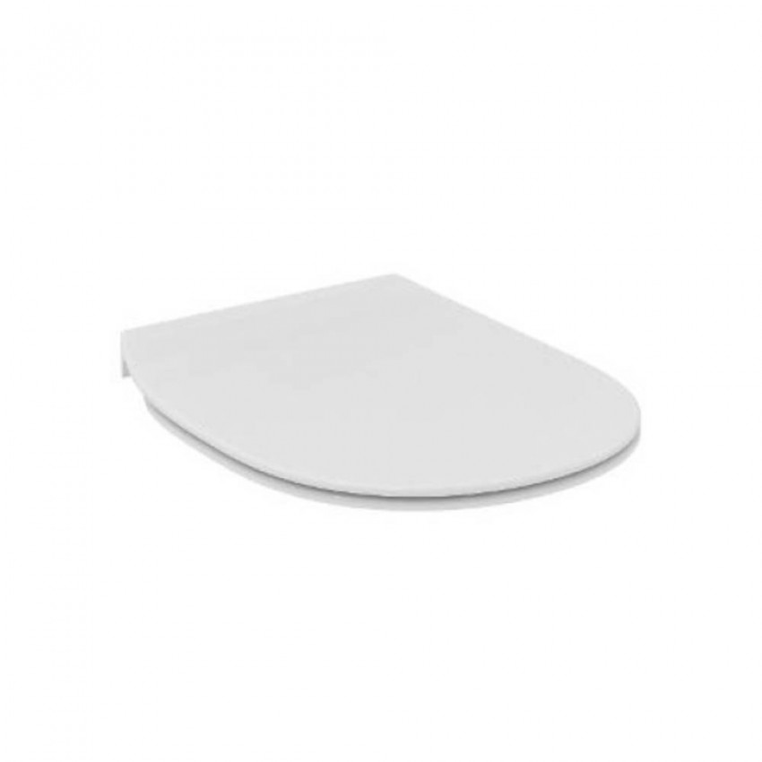 Capac WC Ideal Standard Connect soft-close slim - Alb pal, Soft-Close, Slim