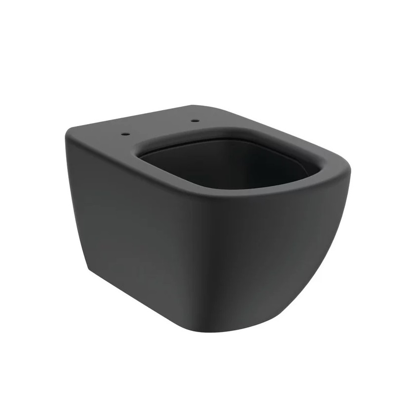 Vas Wc Ideal Standard Tesi Aquablade suspendat - Negru, dreptunghiulara, suspendat, Aquablade