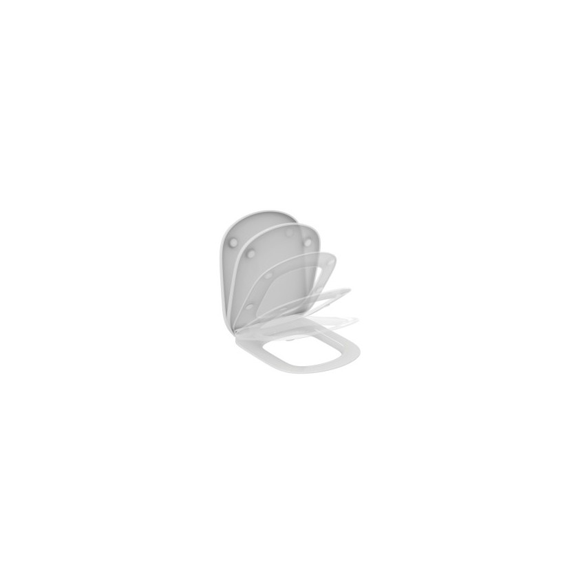 Capac Wc Ideal Standard Tesi soft-close - Alb pal, Soft-Close, Standard