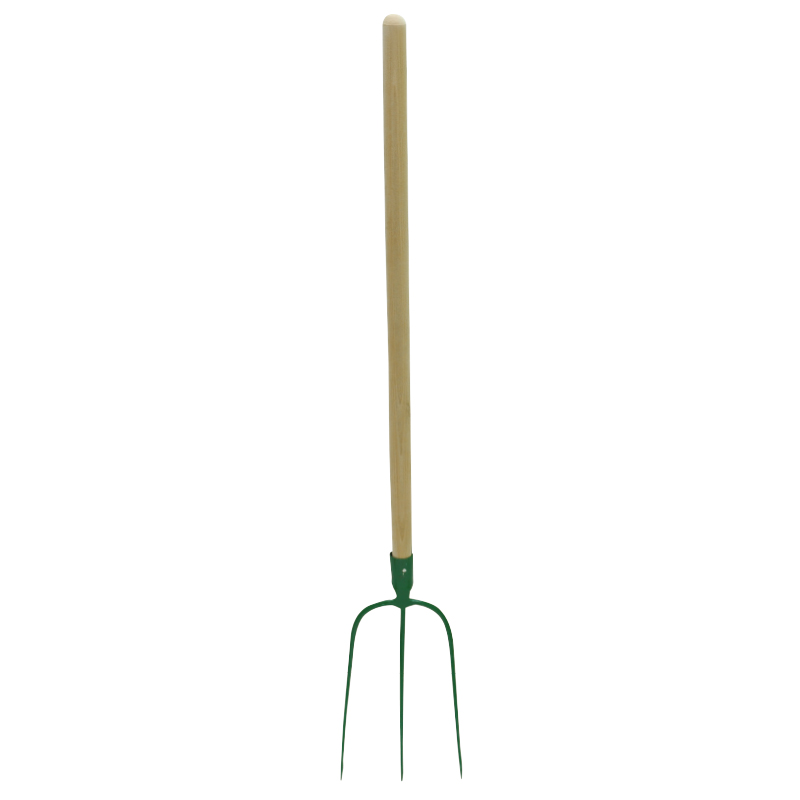 FURCA GOSPODARIE CU MANER LEMN 230X305/1305MM / 4 DINTI