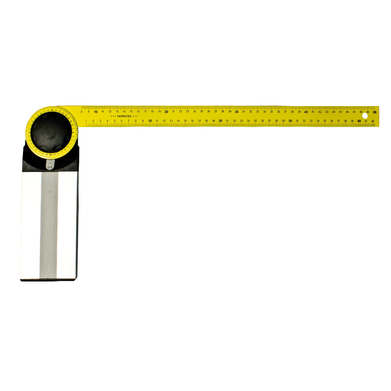 VINCLU METALIC UNGHIULAR CU SCALA METRICA-GRADATA 350MM