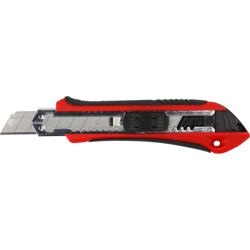 CUTTER PLASTIC CAUCIUCAT CU BUTON BLOCARE - 18MM X 3