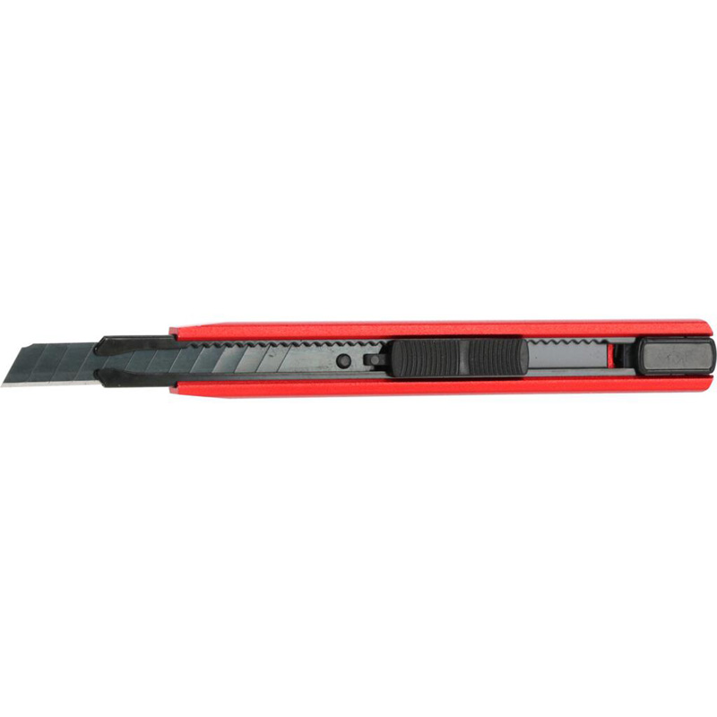CUTTER ALUMINIU CU BUTON BLOCARE SI LAMA SK5-BRUN - 9MM