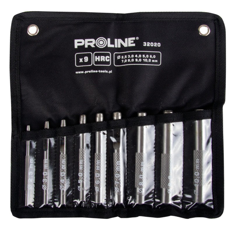 SET PERFORATOARE 2.5-10.0MM - 9P.