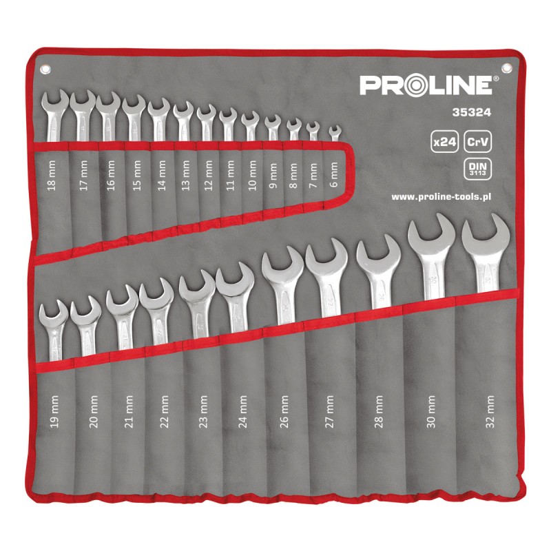 SET CHEI COMBINATE CR-VA FORJATE 6-32MM - 24P.