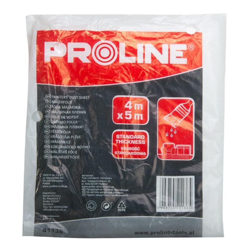 FOLIE PROTECTOARE - 4X5M / SUBTIRE
