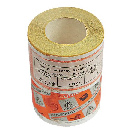 ROLA ABRAZIV HARTIE 115MM - GR.100 / 5M
