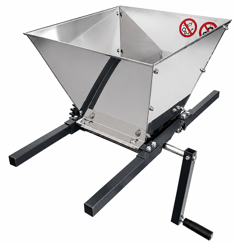 ZDROBITOR MANUAL STRUGURI CU CUVA INOX - 28L