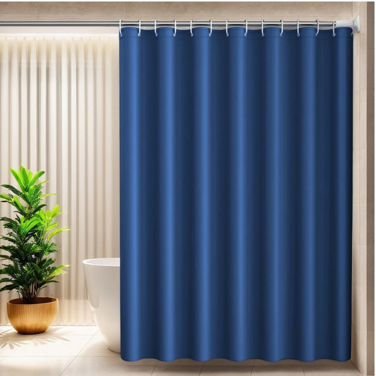 PERDEA DUS 70G / 180X200CM - ALBASTRU