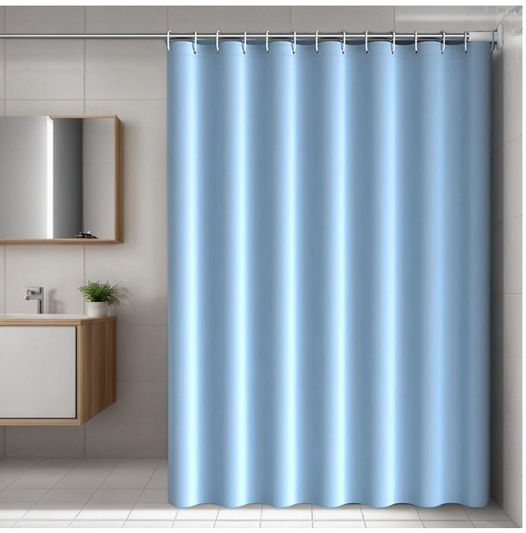 PERDEA DUS 70G / 180X200CM - ALBASTRU-DESCHIS