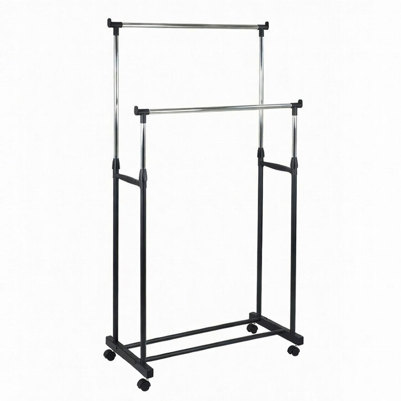 SUPORT HAINE DUBLU REGLABIL - 83X39X165CM / 15KG