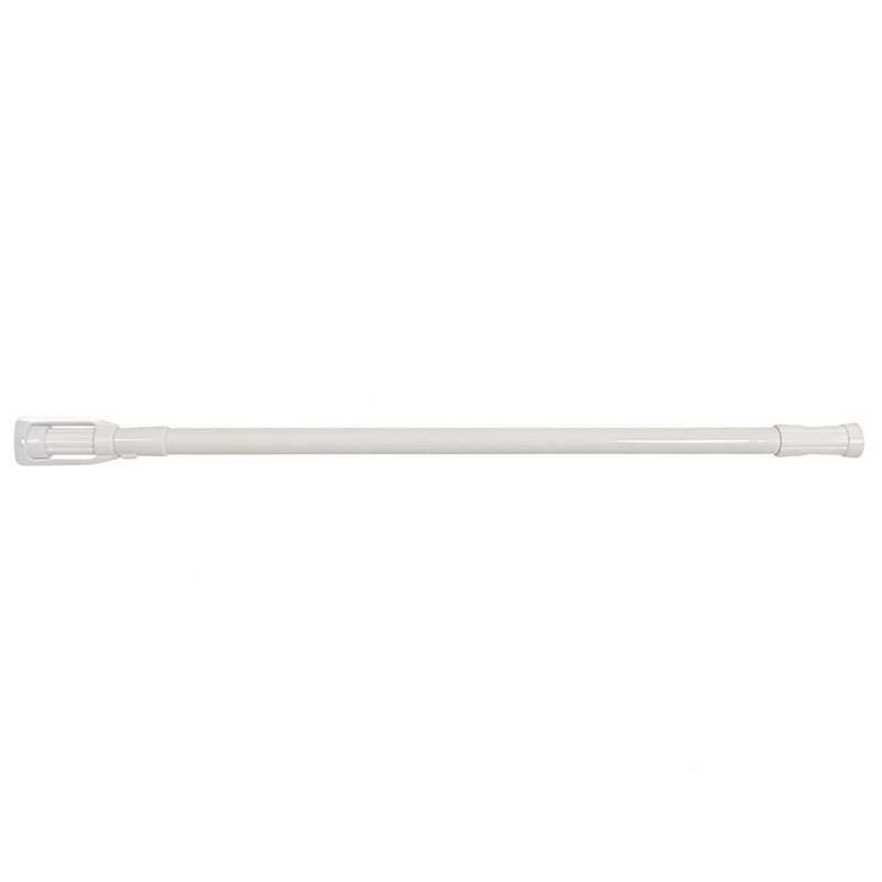 BARA PERDEA DUS METALICA - 70-120CM / ALB