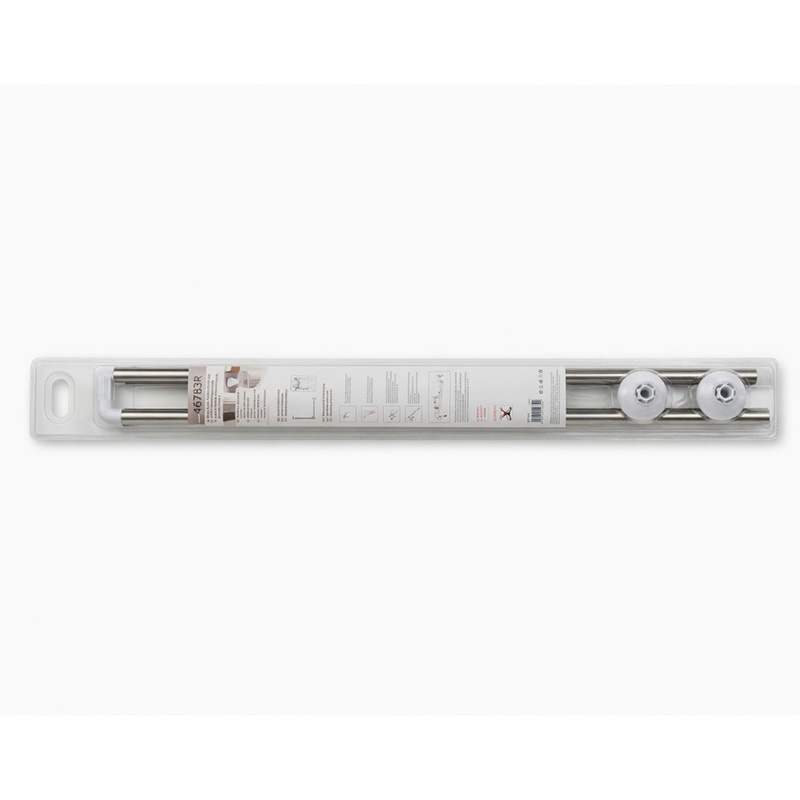 BARA PERDEA DUS INOX TIP-L - 80X80CM