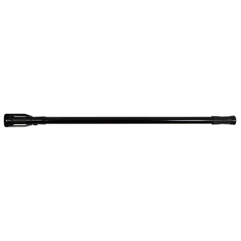 BARA PERDEA DUS METALICA - 70-120CM / NEGRU