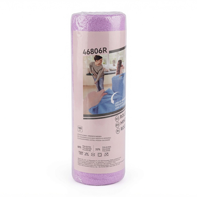 LAVETE MICROFIBRA 25X25CM / 180G/M2 / VIOLET, 20/SET