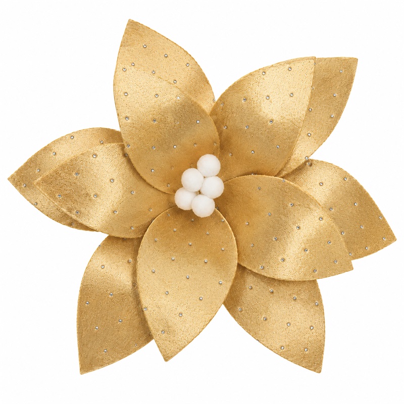 FLOARE DECORATIVA DE CRACIUN 26X15CM SYSDH-A3025084