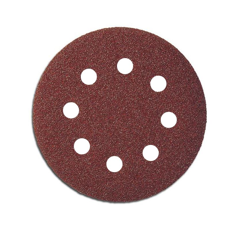 DISC ABRAZIV HARTIE CU ORIFICII 125MM - GR.150, 5/SET