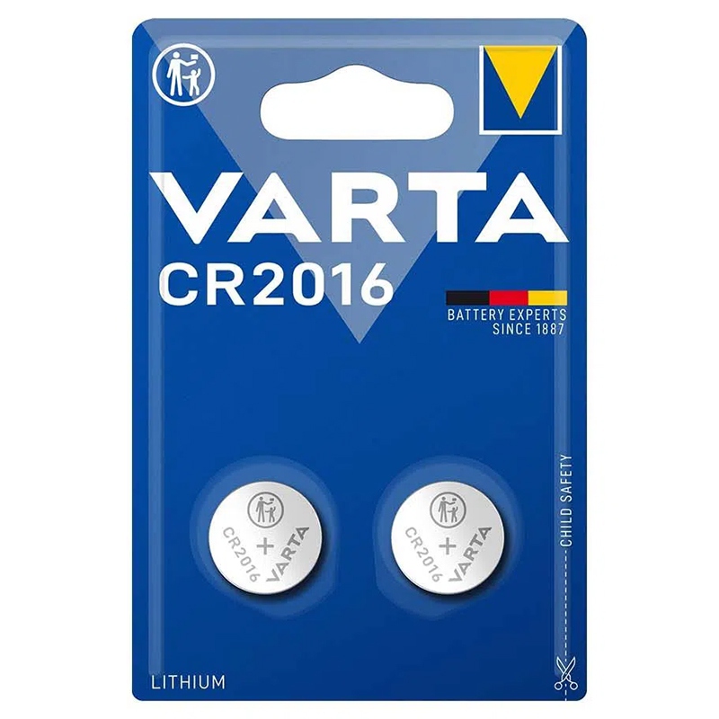 VARTA LITHIUM COIN CR2016 BLI 2