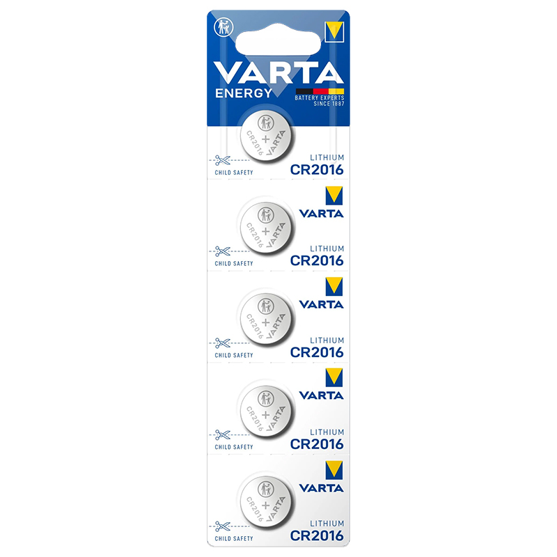 VARTA ENERGY LITHIUM COIN CR2016 T-BLI 5