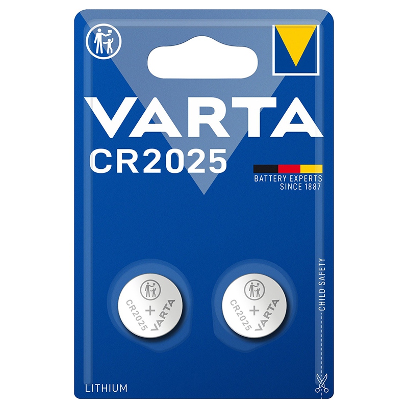 VARTA LITHIUM COIN CR2025 BLI 2