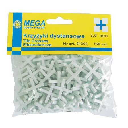 DISTANTIERE FAIANTA TIP CRUCE 3.0MM, 150/SET