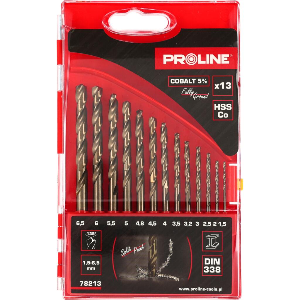SET BURGHIE METAL HSS-CO 135° IN CASETA 2.0-8.0MM - 13P