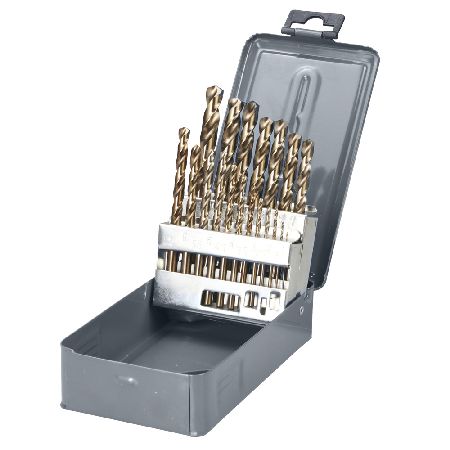 SET BURGHIE METAL HSS-CO 135° IN CUTIE 1-10MM - 19P.