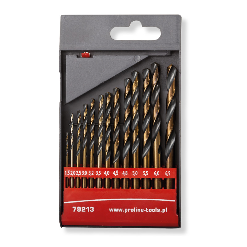 SET BURGHIE METAL HSS 135° IN CASETA 1.5-6.5MM - 13P.