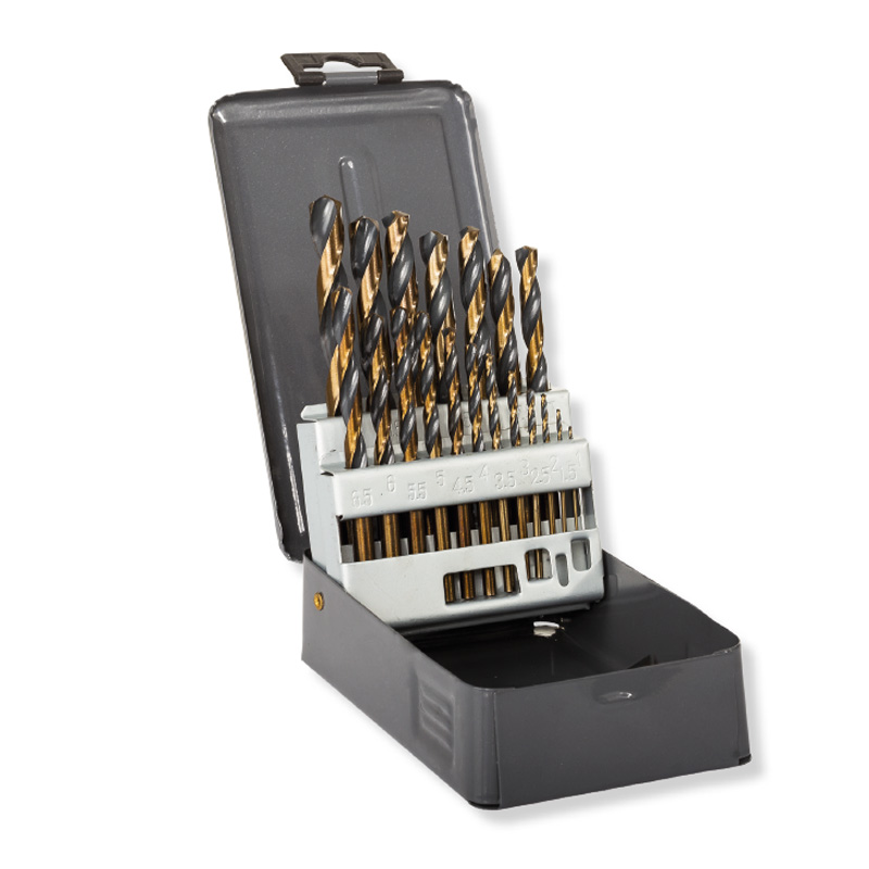 SET BURGHIE METAL HSS 135° IN CUTIE 1-13MM - 25P.