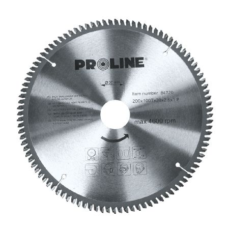 DISC CIRCULAR PENTRU METAL CU DINTI VIDIA 205MM / 100D.