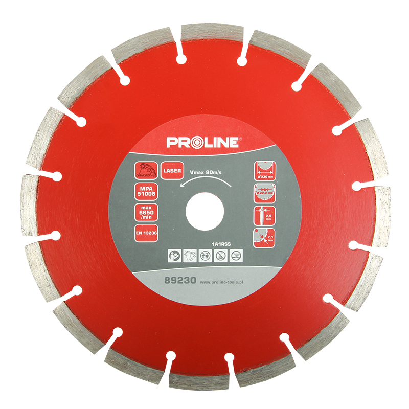 DISC DIAMANTAT SEGMENTAT LASER UNIVERSAL 125MM