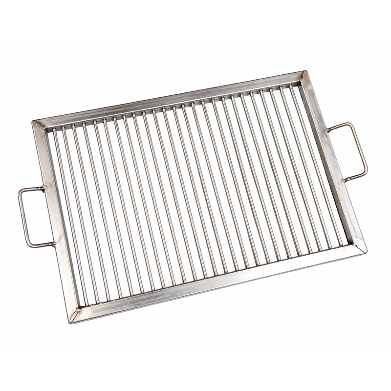 GRATAR INOX TIP PORTABIL CU TIJE MOBILE SI RAMA 52X37CM