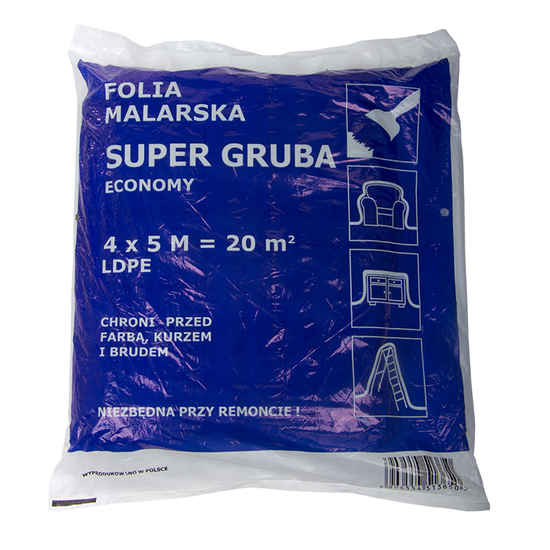FOLIE PROTECTOARE 4X5M SUBTIRE / 0.7MICROMETRI